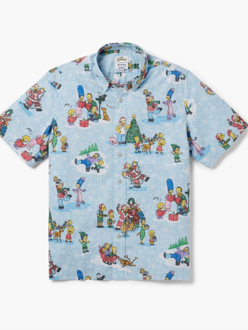 Reyn Spooner Simpsons Greetings Button Down Shirt - XL